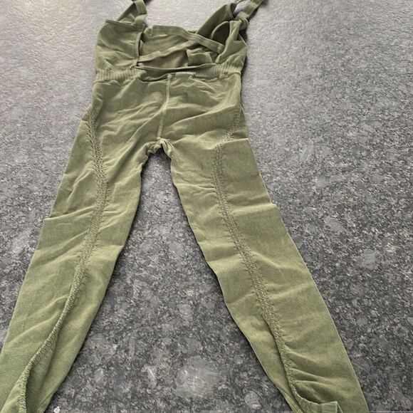 Free People Good Karma Onesie in Vintage Secret Moss BNWOT - Picture 8 of 8